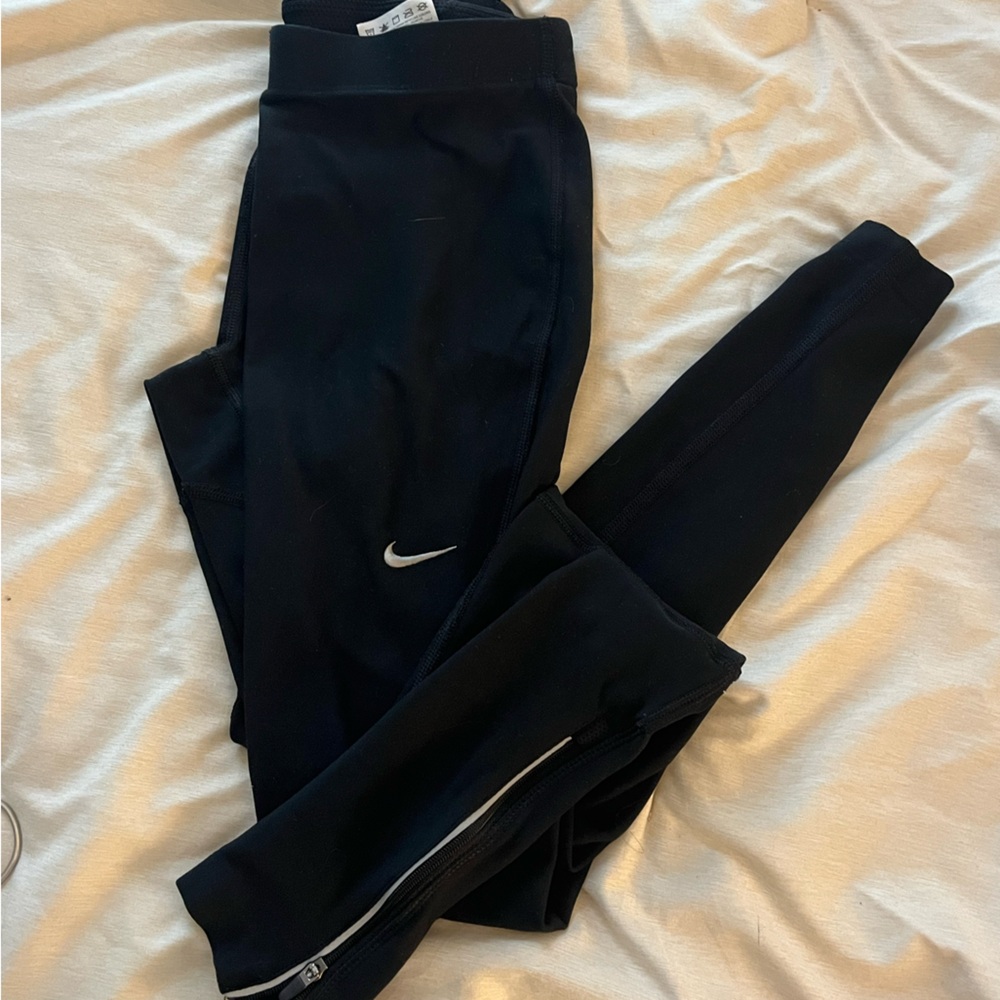 NIKE BLACK RUNNING LEGGINGS